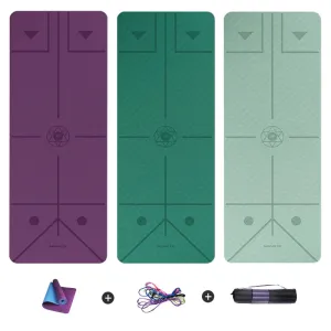 Yoga Mat With Position Line