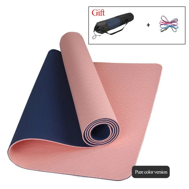 Yoga Mat With Position Line