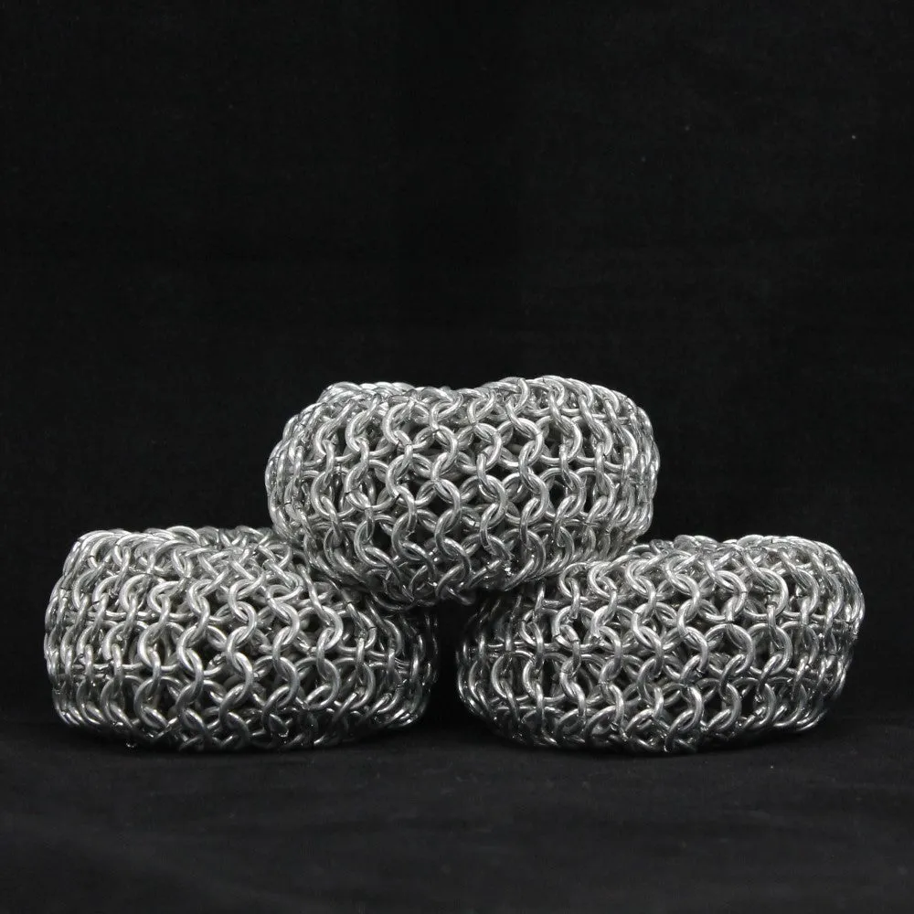 Zeekio Chainmail Juggling Ball Set (3)- All Metal - Hand Made - 3 Ball Set